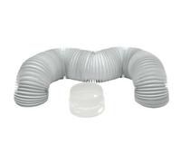 Kit évacuation sèche-linge - Whirlpool - Blanc - 2,3m - Séchoir