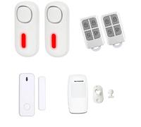 KIT Expert - Alarme sans Fil puissante prêt à Poser - 2 sirène déportée 120db - idéal Appartement Garage Box Cave sous Sol