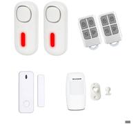 KIT EXPERT - Alarme sans fil puissante prêt à poser - 2 sirènes déportées 120db - idéal appartement garage cave