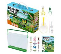 Kit Explorateur Extérieur | avec loupe et Jouets éducatifs | Kit Attrape-Mouches Nature pour - pour garçons et Filles, Jardin extérieur, Camping, Chasse, randonnée, Salle de Classe