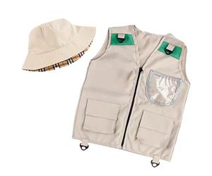 Kit Explorer plein air pour - Costume de camping de safari avec chapeau, jumelles, outils | Jeu de la nature pour la randonnée, l'aventure dans le jardin, la recherche du thé