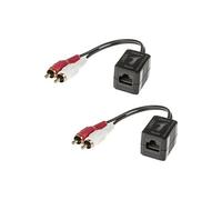Kit extender audio stà rà o- Cat.5-6 - 100m - 2x RCA
