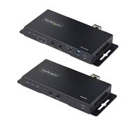 StarTech.com 4K HDMI over Fiber Extender Kit, 4K 60Hz up to 3300ft/1km (Single Mode) or 1000ft/300m (Multimode) LC Fiber Optic, HDR/HDCP, Audio/RS232/IR Extender, HDMI Video Extender -...