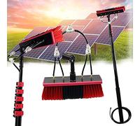 Kit extensible de 8 m avec brosse de nettoyage pour panneaux solaires et systèmes photovoltaïques - Outils de nettoyage d'extérieur efficaces pour une brillance sans traces
