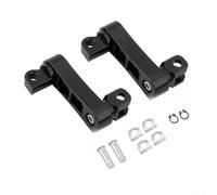 Kit Extension Cale-Pied pour moto 360° CNC Argent Kit Extension(Black)