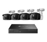 Kit Extérieur VIGI By TP-Link NK8P-B434I 4 Caméras C330I 4mm 3MP PoE Bullet 1296p IP67 + 1x NVR 8 Canaux PoE+ 1HDD H265+