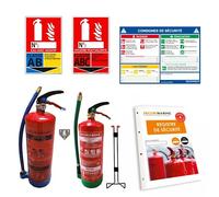 Kit extincteur de Type 0 pour Hébergement et ERP - Incendie