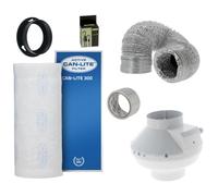 Kit extracteur 355m3/h + filtre à charbon Can-Lite 125mm