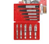 Kit extracteur de boulons cassés 10 pièces - Kit de démontage de vis à tête | Outil de mécanicien pour enlever les vis endommagées, garage, atelier, construction, plomberie, travail du bois