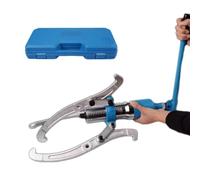 Kit Extracteur de Pignons Hydraulique Intégré, 5/10/15/20/30/50T, Séparateur de Moyeux de Roulements À 2 ou 3 Mâchoires, Vertical et Horizontal(15T-Plastic box)