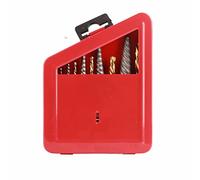 Kit Extracteur de Vis 10 Pièces Professionnel - Forets Main Gauche pour Boulons Cassés en Acier Allié 5/64 à 19/64 Pouces avec Revêtement Titane Idéal Mécanicien et Bricolage Domestique