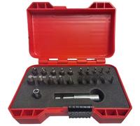 Kit extracteur de vis 22 pièces avec tige à dégagement rapide pour enlever les boulons dénudés lors de la révision du générateur et de la réparation du moteur (C)