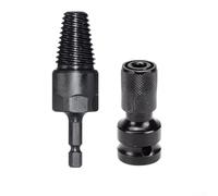 Kit extracteur de vis en acier avec tige hexagonale, parfait pour les techniciens de réparation et les amateurs de bricolage à la recherche de solutions efficaces