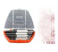Kit extracteur pour vis et écrous cassés avec construction en alliage d'acier et filetage fin pour une prise sûre sur les fixations endommagées avec entraînement hexagonal (A)