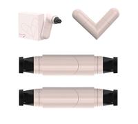 Kit eye-liner gel, nouveau tampon pliable 2025, waterproof, longue tenue, anti-bavures, anti-affadissement, outil eye-liner parfait (2*Noir)