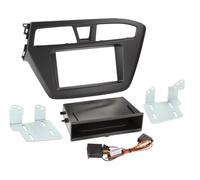 Kit Facade 2DIN compatible avec Hyundai i20 ap14 Avec vide poche Induction Qi No
