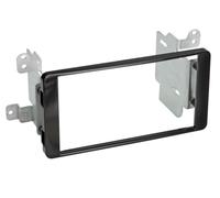 Kit Facade autoradio 2DIN compatible avec Mitsubishi Outlander ap12 Noir brillan