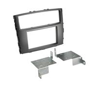 Kit Facade autoradio 2DIN compatible avec Mitsubishi Pajero ap06 Noir