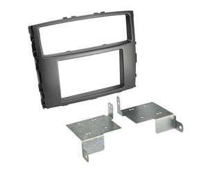 Kit Facade autoradio 2DIN compatible avec Mitsubishi Pajero ap06 Noir