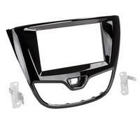 Kit Facade Autoradio 2din Opel Karl Ap15 Noir Brillant