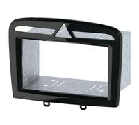 Kit Facade Autoradio Fa437d Pour Peugeot 308 408 Noir Laque 2din Adnauto