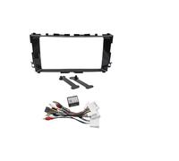 Kit Façade D'autoradio 9 10 Pouces pour Nissan pour Teana pour Altima 2013-2018 Cadre Adaptateur Fascia Canbus Boîte Décodeur Android Radio Tableau Bord Kit Montage Cadre Radio(9 inch Frame Cable A)