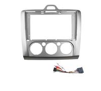 Kit Façade D'autoradio 9 Pouces pour Ford pour Focus 2 pour S-Max 2005-2011 Voiture DVD Cadre Audio Tableau Bord Kit D’Outils pour Habillage Panneau Radio Montage Cadre Radio(Frame an Cord-MT)