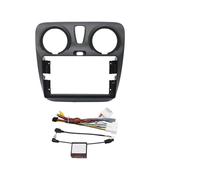 Kit Façade D'autoradio Kit D'adaptation Façade Tableau Bord Autoradio Android 9 Pouces pour Dacia pour Lodgy pour Dokker 12-20 avec Boîtier Décodeur Canbus Montage Cadre Radio(Frame Cable Canbus)