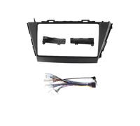 Kit Façade D'autoradio Kit Radio Dask Android pour Toyota pour Prius pour Plus pour Alpha 2012 - 2015 Cadre Voiture Adaptateur MP5 GPS Lecteur Stéréo DVD Montage Cadre Radio((LHD) with Cord)