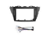 Kit Façade D'autoradio Kit Radio Dask Android pour Toyota pour Prius pour Plus pour Alpha 2012 - 2015 Cadre Voiture Adaptateur MP5 GPS Lecteur Stéréo DVD Montage Cadre Radio((RHD) with Cord)