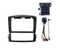 Kit Façade D'autoradio pour Kia pour Sorento BL 2002-2011 Cadre Carénage D'autoradio 9 Pouces 2DIN Panneau Stéréo Connecteur Faisceau Câblage Cordon Montage Cadre Radio(Frame wire)