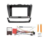 Kit Façade D'autoradio pour Mazda 6 2008-2013 Autoradio 9 Pouces Android Stéréo avec Écran Lecteur Multimédia Vidéo Navigation Câbles Faisceau Inclus Montage Cadre Radio(D)