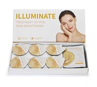 Kit facial CO₂ Elitzia - 6 ensembles/boîte pour machine faciale à oxygène CO₂, illumination du teint et augmentation de l'éclat ETDGEL6 (Formule Illuminatrice)