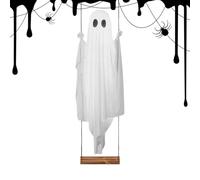 Kit Fantôme | Ornement Spectral Oscillant pour Pelouse | Décoration Halloween Suspendable pour Jardin Maison Hantée Porche Allée Fenêtre Fête Arbre Porte | pour Fête Porche Extérieur Allée