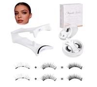 Kit Faux Cils Magnétiques 3D - Application sans Colle ni Eyeliner en 3 Secondes - Effet Naturel & Réutilisables - Idéal pour Débutantes et Yeux Sensibles (Naturel & Discret)