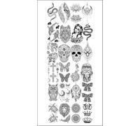 Kit Faux Tatouages Temporaires Ephémères Sexy Adultes Coquin HotWife Libertin Tattoo Homme Femme Tatoo Sexe Hot Charme et Séduction