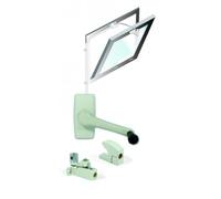 Kit ferme imposte manivelle Windy 605 noir SOUCHIER pour châssis abattant intérieur L.6.05m - 26811