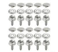 Kit Fermeture Éclair Acier 30pcs Anti-Rouille