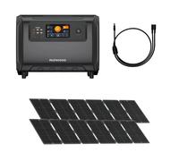 Kit Festival Portable RUNHOOD ¿ 3600 Wh + 400 W Solaire ¿ Énergie Mobile pour Événements en Plein Air