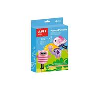 Kit feutrine 'Funny Pencils' - pour 3 embouts de crayon - APLI AGIPA