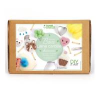 Kit Feutrine Laine cardée - Graine Créative - 10 pcs - Accessoires kawaii - DIY - Mixte