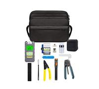 Kit fibre d'optique 9 en 1 DAXGD pour habitat collectif et individuel (FTTH) - Avec couperet FC-6S, puissance-mètre optique 5 km et localisateur visuel de défauts