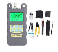 Kit Fibre Optique avec Cliveuse Fibre, Pince, Dénudeur, Mesureur de Puissance Optique - Kit Automatique Complet, Accessoires FTTH, Usage Professionnel