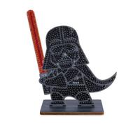 Kit figurine à diamanter - CRYSTAL ART - Dark Vador - Strass colorées - Activité créative - 6 ans+