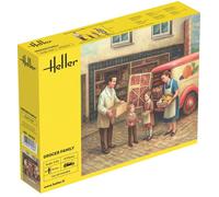 Mayddle Figurines HE82758 1/24 Famille d'épiciers – 4 figurines plastique