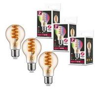 Kit Filament 230 V Ampoule LED 5x470lm 5x6,3W RGBW+ gradable Doré Doré G