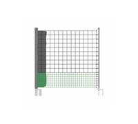 | Kit filet clôtures pour poules 12m avec 5 piquets double pointes modulable porte d'accès sardines incluses