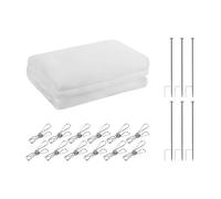 Kit Filet De Jardin Écran De Protection 3,05 X 3,96 M Avec Piquets