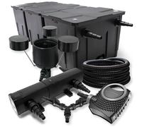 Kit filtration bassin SUNSUN - CBF-350C - NEO10000 80W - Pompe 25m - Tuyau Skimmer