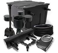 Kit filtration pour bassin SUNSUN - 60000l - Stérilisateur NEO8000 70W - Pompe 25m - Tuyau Skimmer Fontaine